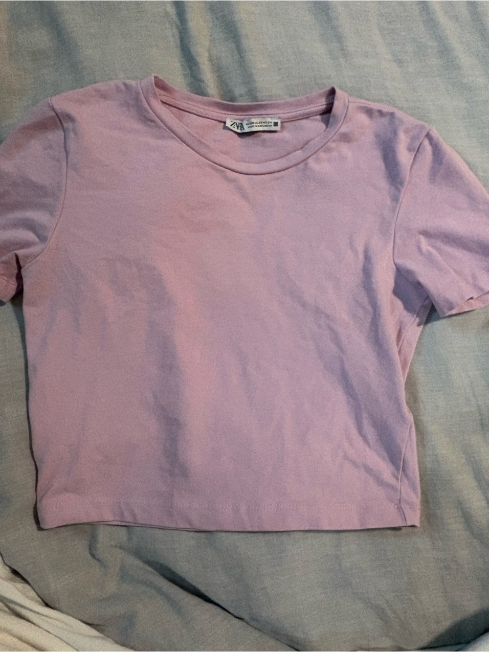 Zara Lavender Short Sleeve Tee